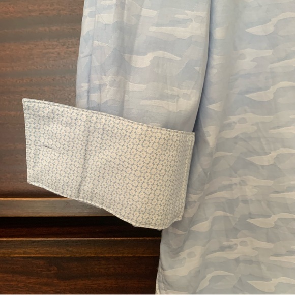 Ted Baker Endurance Button Down Shirt, Light Blue - Picture 6 of 12